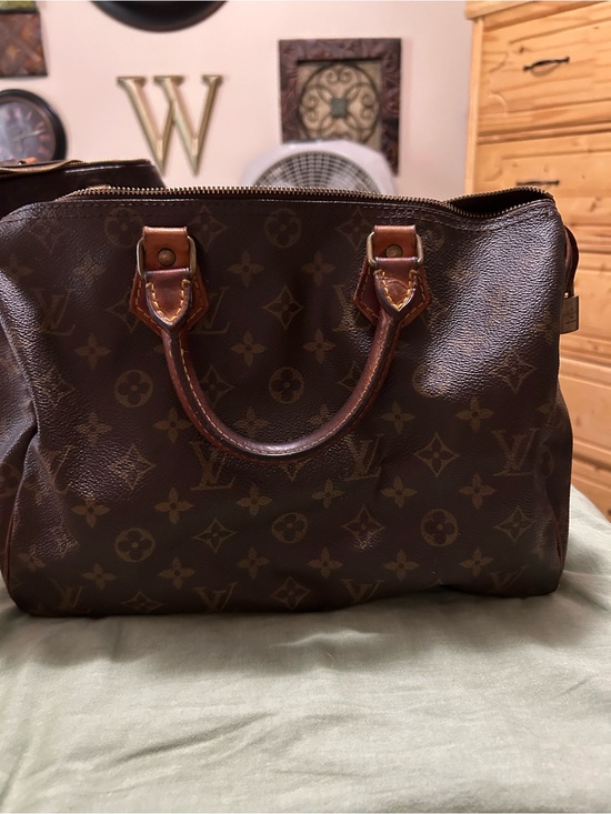 Louis Vuitton Handbags - Louis Vuitton Brown Monogram Canvas Speedy Satchel